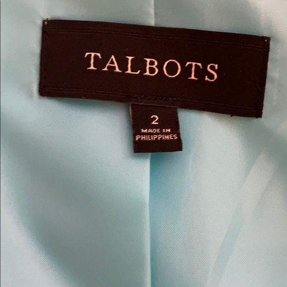 Talbots linen blazer size 2 - Picture 2 of 4
